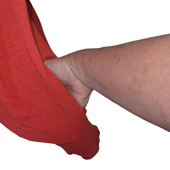 J. Jill Red Sleeveless Midi Tank Dress With Pockets Womens Size‎ M - Picture 7 of 13